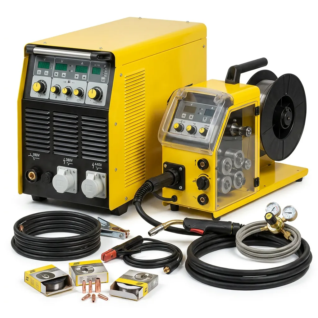 Mig/Mag Esab 408 TP - Venda de máquinas de solda RJ | Máquina Solda Mig/Mag - Rio de Janeiro